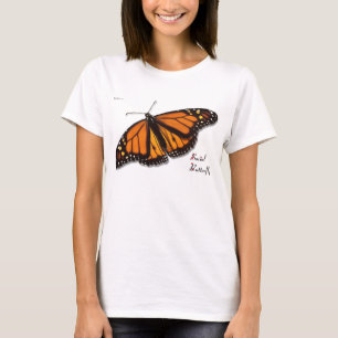 T-shirt Papillon social