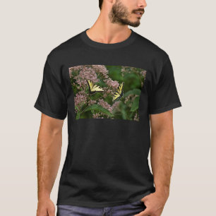 T-shirt Papillons à queue de tigre sur Joe Pye Weed