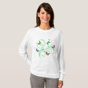 T-shirt Papillons colorés