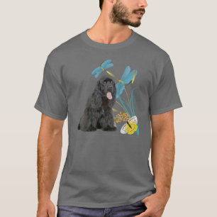 T-shirt Papillons et libellules Blk Cocker