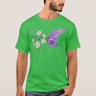 T-shirt Papillons et marguerites