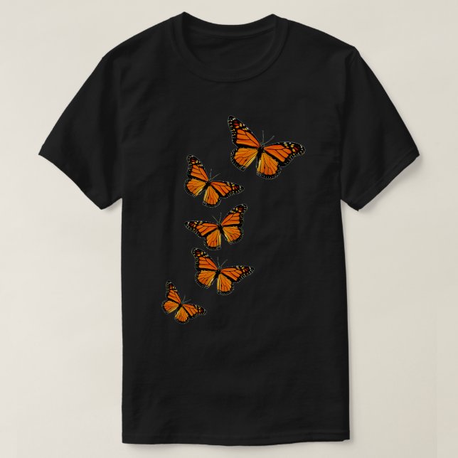 T-shirt Papillons Monarque Entomologues Inspirants (Design devant)