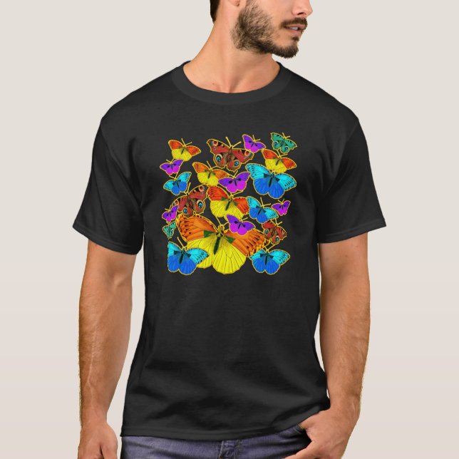 T-shirt Papillons, papillons ! (Devant)