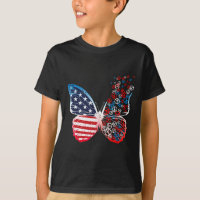 Papillons Patriotiques Signes De Paix 4 Juillet Us
