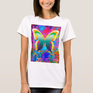 T-shirt Papillons psychédéliques