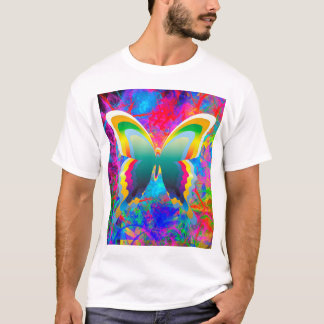 T-shirt Papillons psychédéliques
