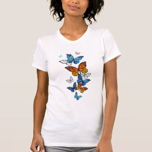 T-shirt Papillons volants Morpho et Monarch