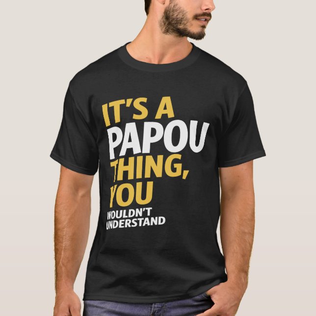 T-shirt Papou Thing (Devant)