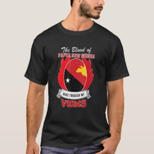 T-shirt Papouasie-Nouvelle-Guinée dans mes veines