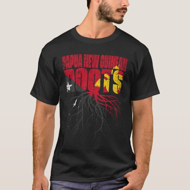T-shirt Papouasie-Nouvelle-Guinée Racines Papouasie-Nouvel (Devant)