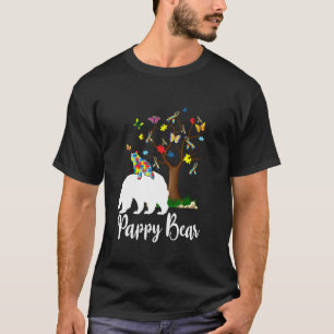 T-Shirt Pappy Bear de sensibilisation à l'autisme