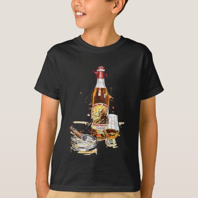 T-shirt Pappy & Cigar Peinture, Blantons, Trace Buffalo (Devant)