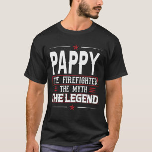 T-shirt PAPPY Le Pompier Le Mythe La Légende Pompiers