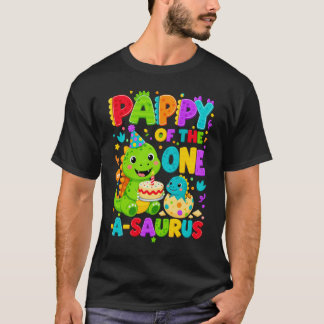 T-Shirt Pappy Of The One-A-Saurus 1Er Anniversaire