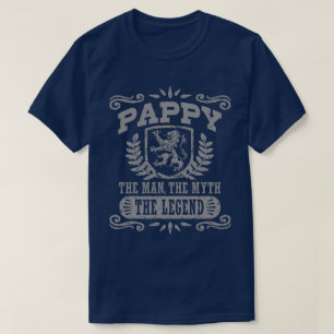 T-shirt Pappy The Man The Myth The Legend