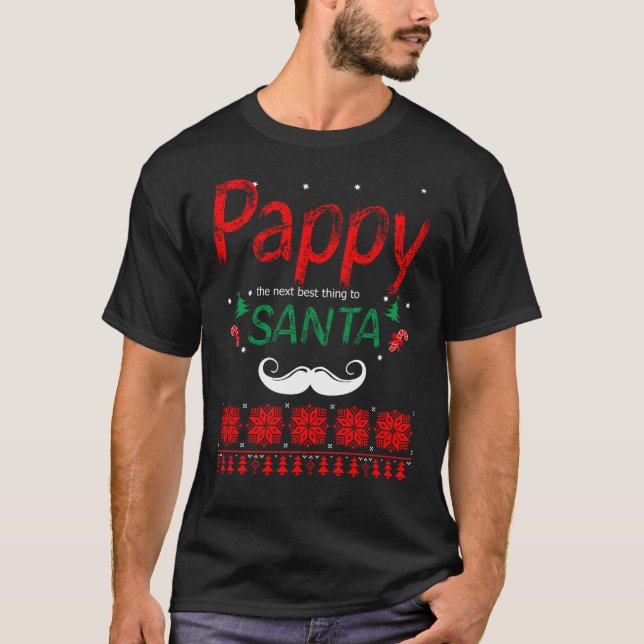 T-shirt Pappy The Next Best To Père Noël (Devant)