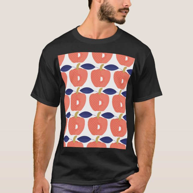 T-shirt Paprika Rouge : Épices Inspirés Sans Couleur. (Devant)
