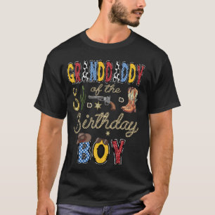 T-shirt Papy du cow-boy de l'anniversaire Granddaddy Rodeo