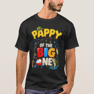 T-shirt Papy du gros poisson d'anniversaire garçon famille