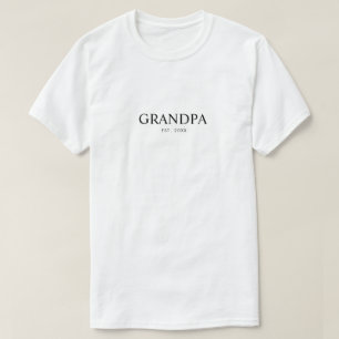 T-shirt Papy Moderne Est Année