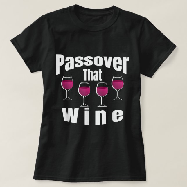 T-shirt Pâque Drôle Qui Vine Célébration Juive Pesach (Design devant)