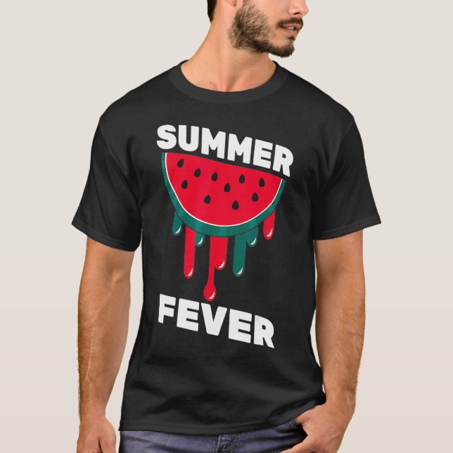 T-shirt Pâque - Fièvre d'été - Melon - Fruits - Vegas (Devant)
