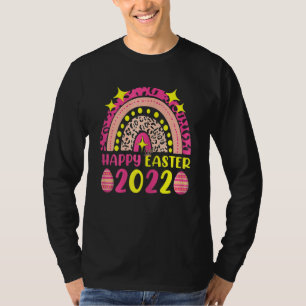 T-shirt Pâques 2022 Arc-en-ciel T- Jolie Pâques 2022 Femme