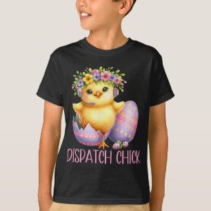 T-shirt Pâques 911 Dispatcher Cadeau Police Dispatch Thin