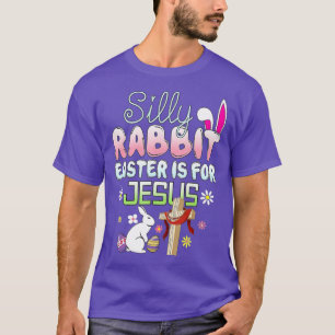 T-shirt Pâques De Lapin Silencieux Est Pour Jésus Pâques