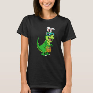 T-shirt Pâques Dinosaure Bunny Rex Rawr Panier d'oeufs Hap
