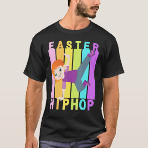 T-shirt Pâques Hip hop Danse Amour Dab Vacances Amusants E