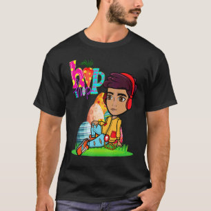 T-shirt Pâques Hip hop Danse Amour Dab Vacances Amusants E