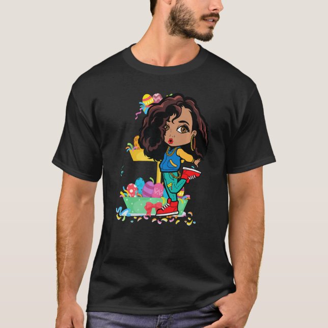 T-shirt Pâques Hip hop Danse Amour Dab Vacances Amusants E (Devant)