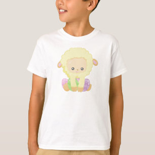 T-shirt Pâques, Mignons, Petits moutons, Oeufs de Pâques