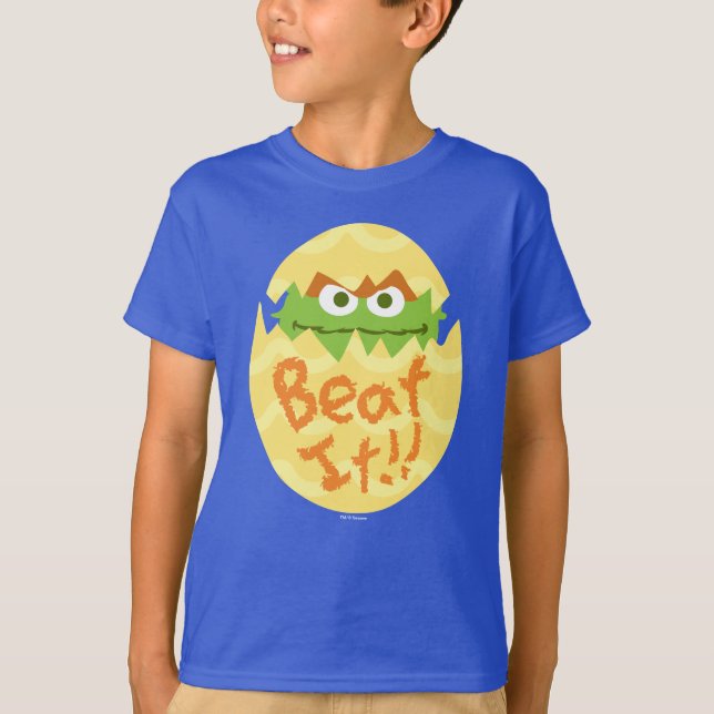T-shirt Pâques Oscar le Grouch (Devant)