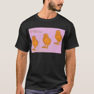 T-shirt Pâques Salutations Poussins pourpres