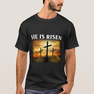 T-shirt Pâques T Chemise Il Est Resté T Chemise Christian 