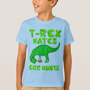 T-shirt Pâques T-Rex déteste le cadeau de Stuffer de