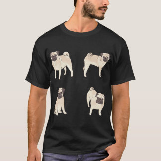 T-shirt Paquet de pug
