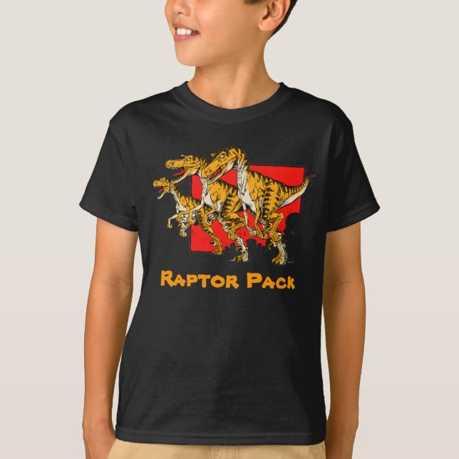 T-shirt Paquet de Raptor (Devant)