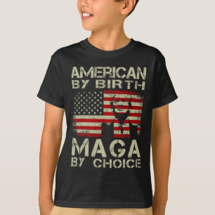 T-shirt Par Birth Maga By Choice Pro Trump 2024 Us Flag