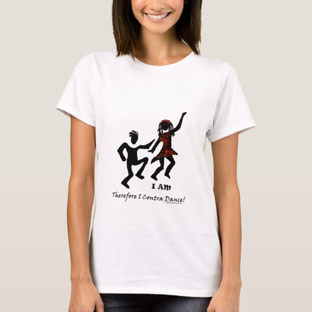 T-shirt Par conséquent je contre la danse (Devant)
