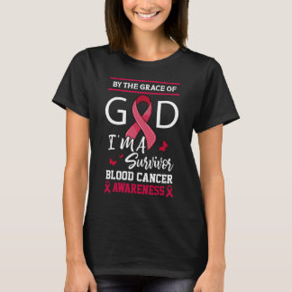 T-shirt Par la grâce de Dieu je suis un Survivant Cancer d