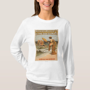T-shirt Par la mer triste ondule le "message de Mikado "