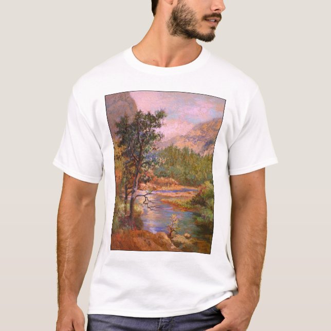 T-shirt Par les banques du Merced (Devant)