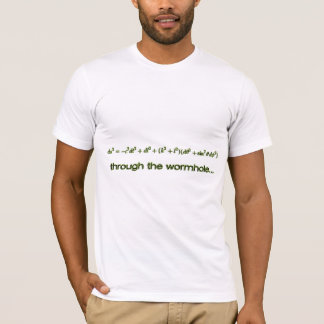 T-shirt Par les produits de trou de ver