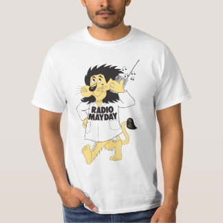 T-shirt par radio de lion de premier mai (de base)