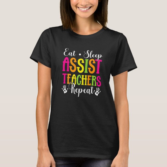 T-shirt Para Enseignant Assistant Paraprofessionnel Paraed (Devant)