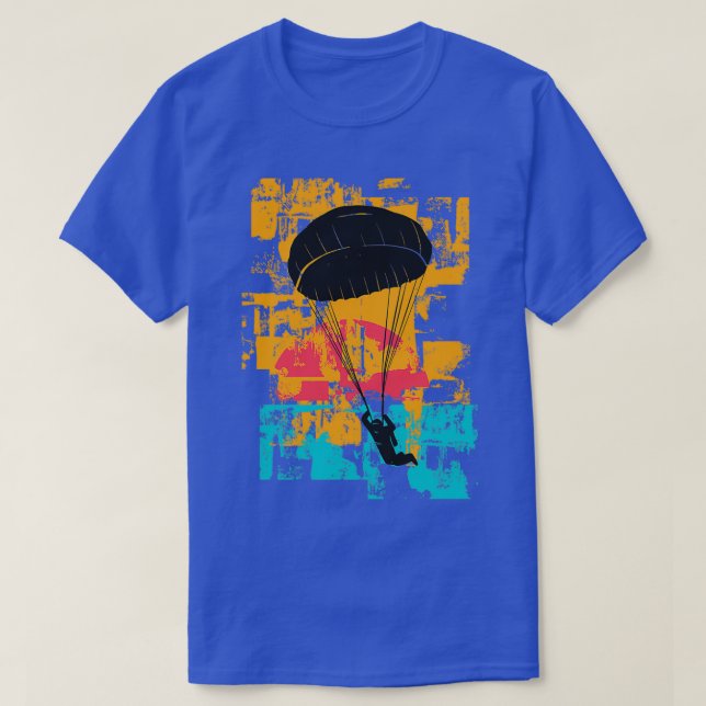 T-shirt Parachutage vintage (Design devant)