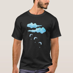 T-shirt Parachute de parapente graphique rétro